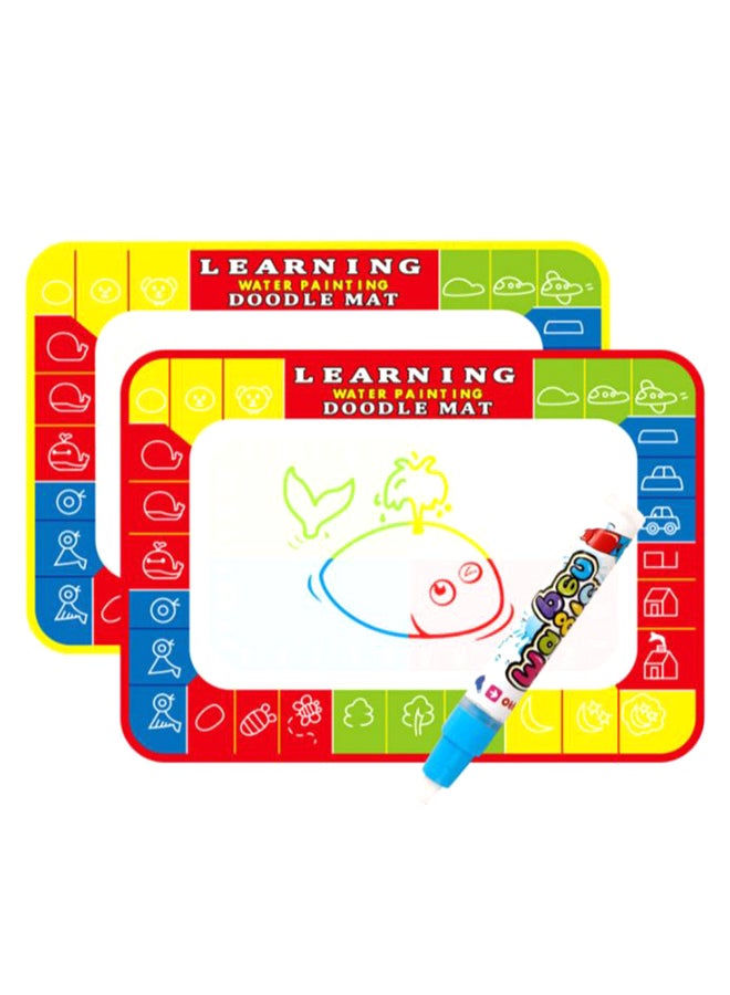 لوحة لتعلم الكتابة والرسومات الجرافيتية والرسم بالألوان المائية