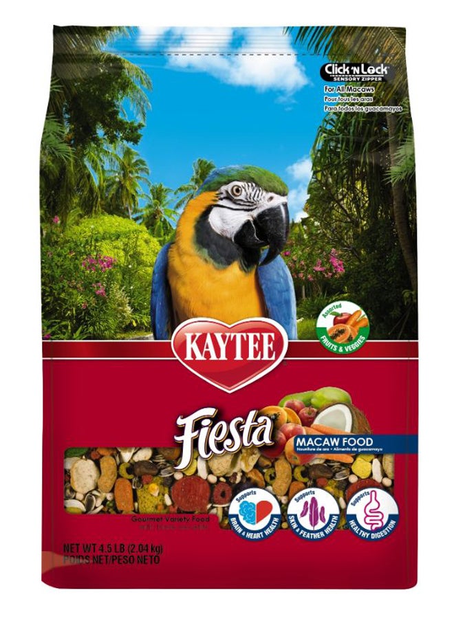 كايتي طعام فيستا لببغاء المكاو متعدد الألوان 2.04كيلوجرام