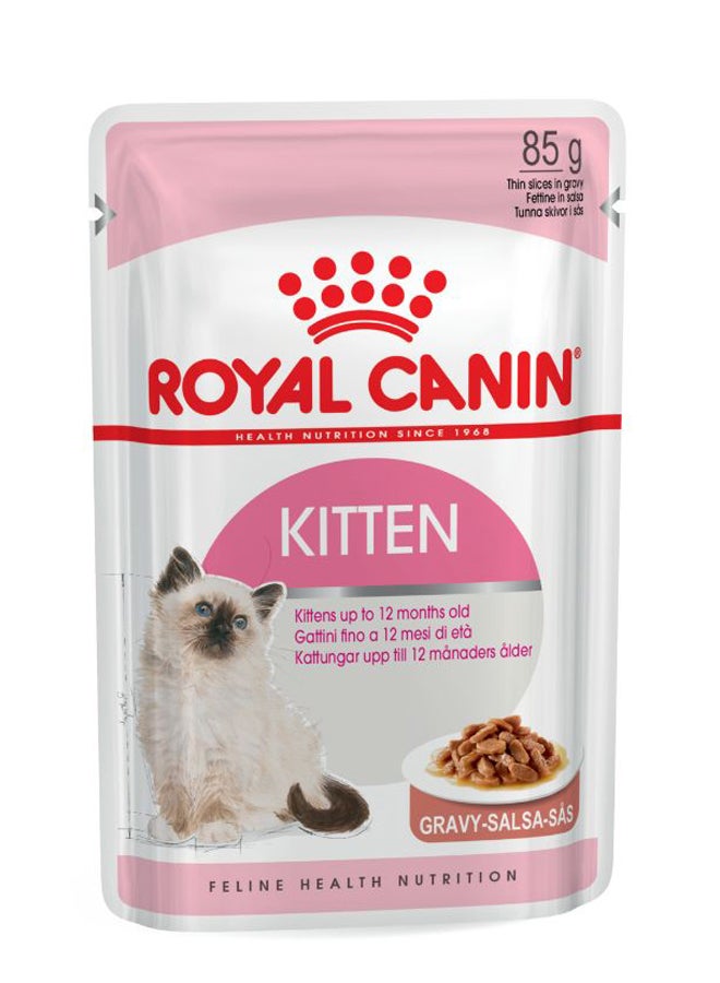 ROYAL CANIN 12-Piece Helth Nutrition Instinctive Gravy Set For Kitten Brown 12 x 85grams  - Image 2