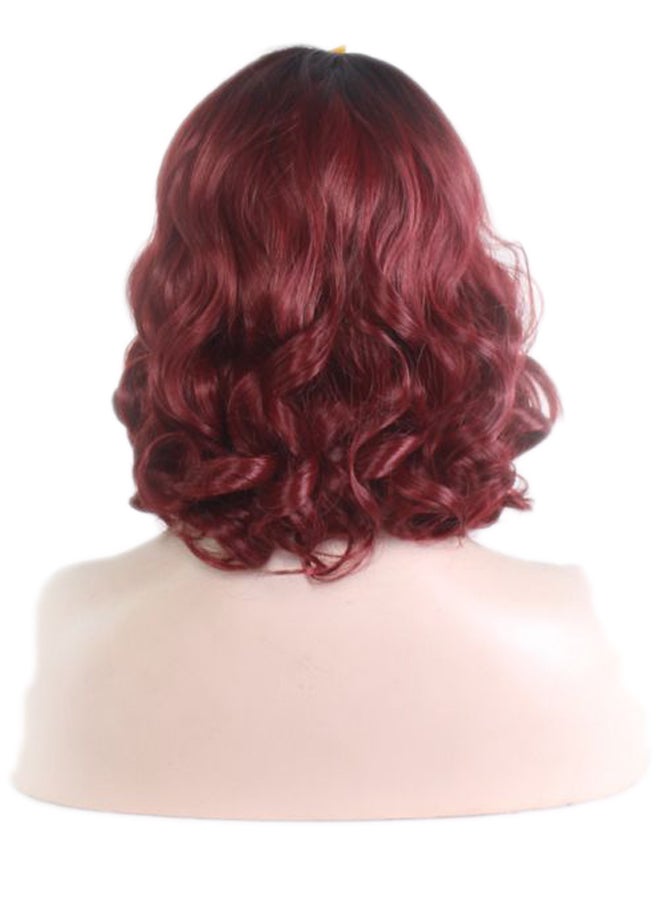 شاربدو باروكة بشعر طويل مجعد أحمر 14بوصة - Image 1