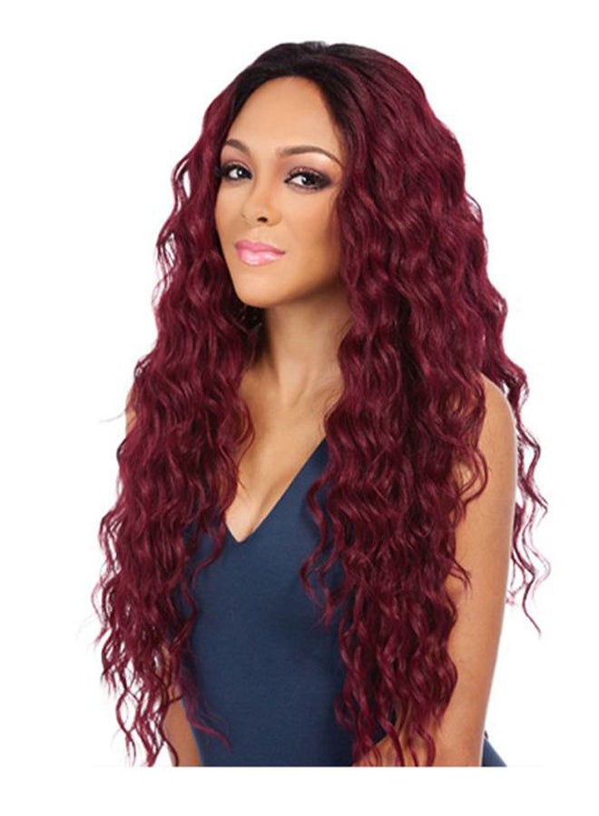 Sharpdo Long Wave Synthetic Hair Wig Red 70cm - Image 2