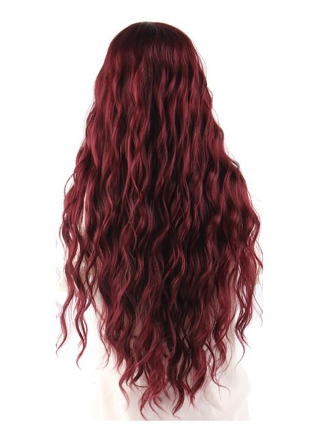 Sharpdo Long Wave Synthetic Hair Wig Red 70cm - Image 1