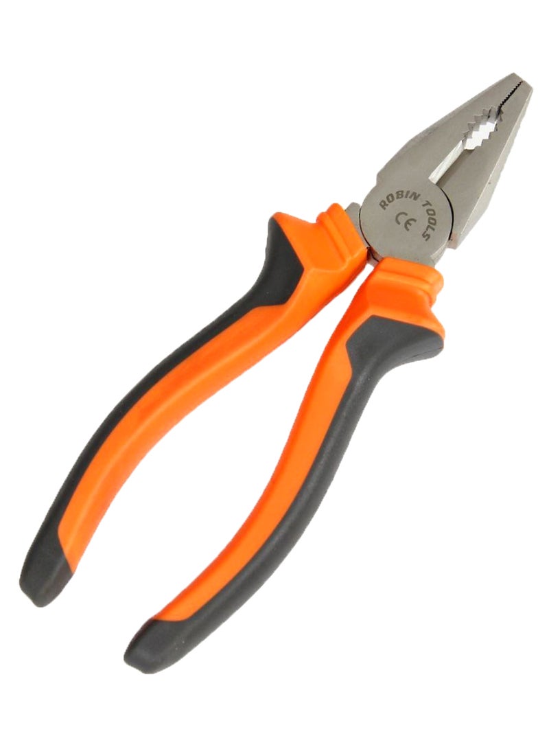 Combination Plier Orange/Grey 