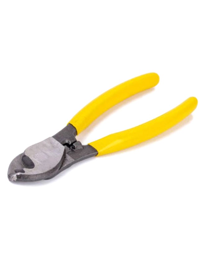 Generic - Electric Cable Wire Stripper Plier Yellow/Silver 6inch - Image 1