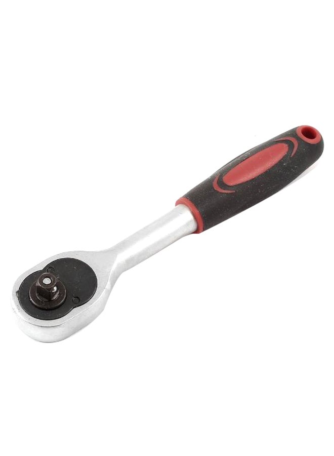 Ratchet Wrench Hand Tool Red/Black/Silver 1 x 2inch 