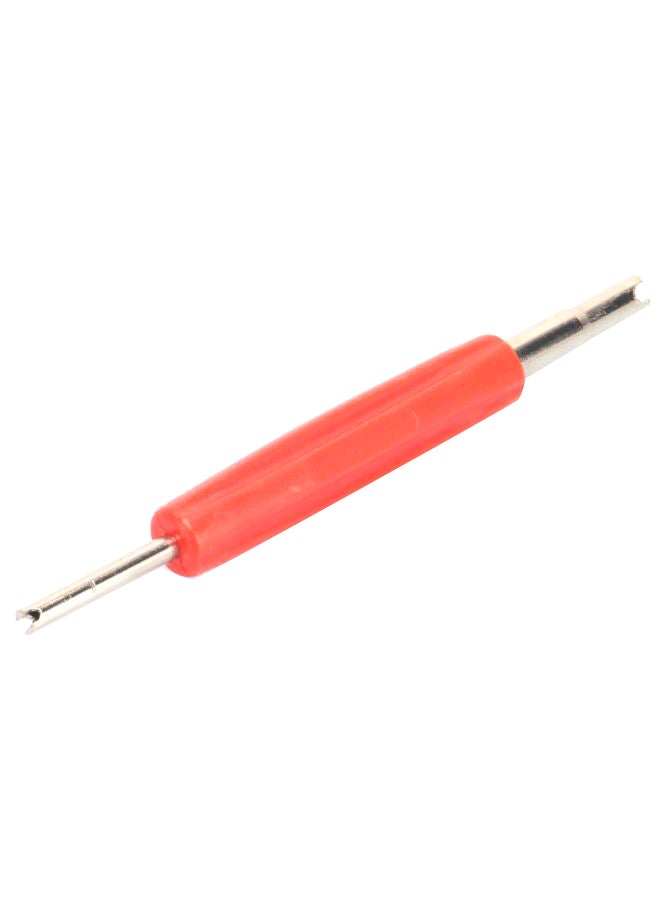 Tyre Valve And Air Pressure Remover Orange/Silver 5inch