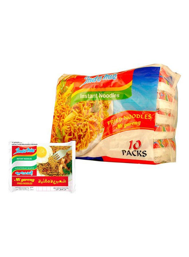 Indomie Special Instant Fried Noodles with Seasoning Powder and Sauce (Pack of 10 - 85 g Each)
