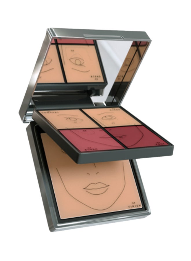Zero Makeup - Face Perfecting Palette Honey - Image 1