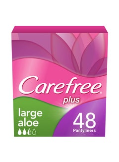 Aloe Vera Pantyliners, 48 Count أبيض 48 Piece