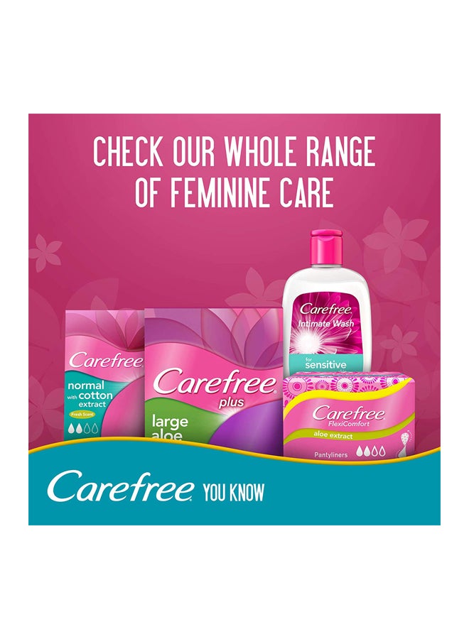 Carefree 48-Piece Panty Liner White Large - Image 3