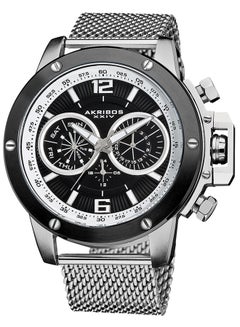 Akribos XXIV Men's Stainless Steel Analog Watch AK515SSB  - Image 1