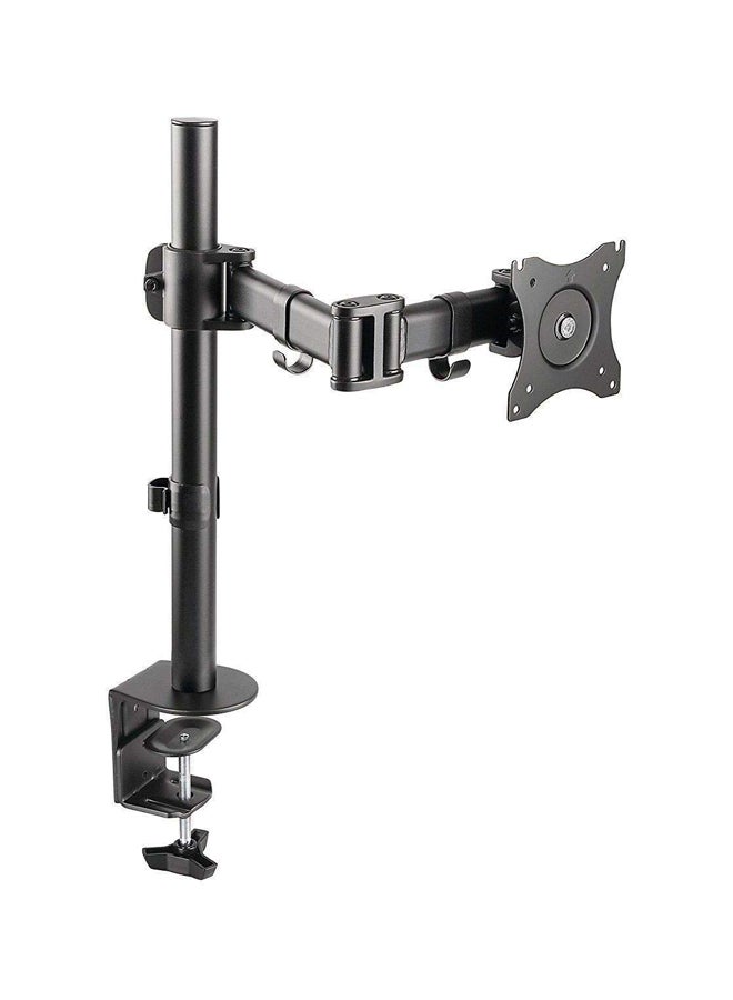 Swivel Single Monitor Desk Mount Stand, 13 to 27 inch Black