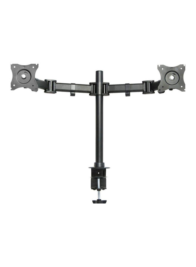 Adjustable Dual Screen Stand Holder Black - Image 1