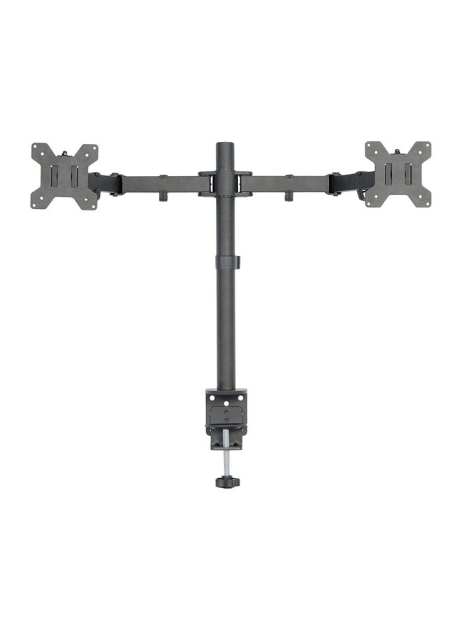 Dual Monitor Desk Mount Stand Black