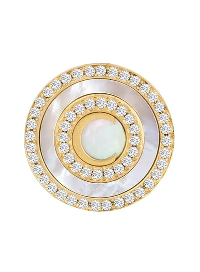 CERRUTI 1881 Gold Plated Stainless Steel With Swarovski Earrings