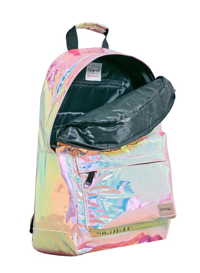سبيرال حقيبة ظهر بنمط لامع متعدد الألوان - Image 3