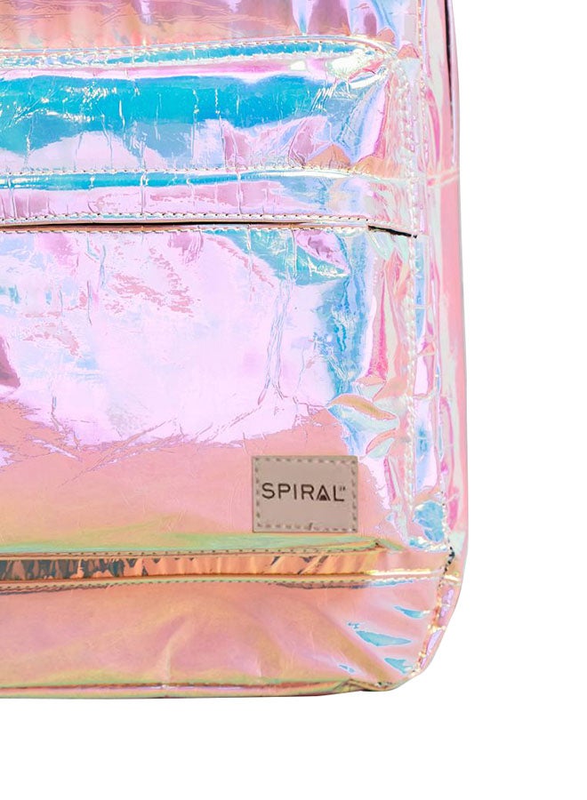 سبيرال حقيبة ظهر بنمط لامع متعدد الألوان - Image 2