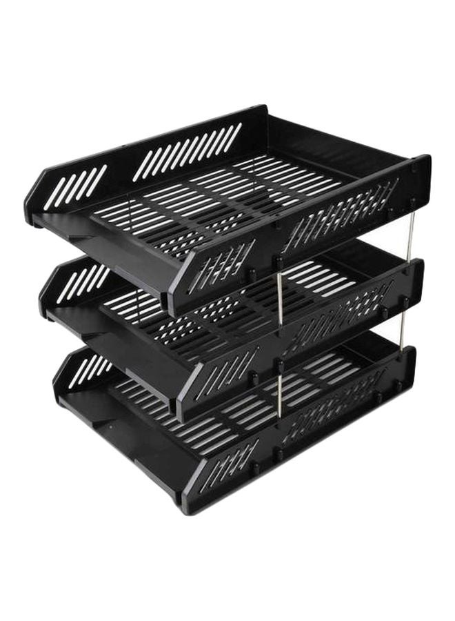 ديلي درج مستندات مكوّن من 3 طبقات أسود - Image 1