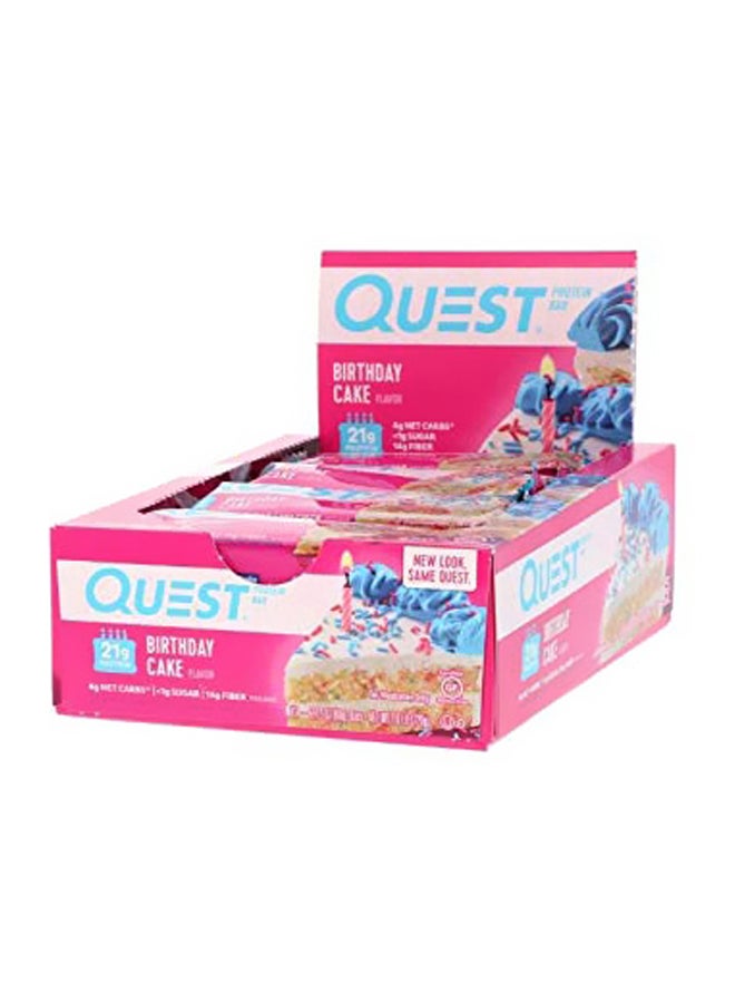 QUEST NUTRITION - 12-Piece Protein Bar Set - Birthday Cake - Image 1