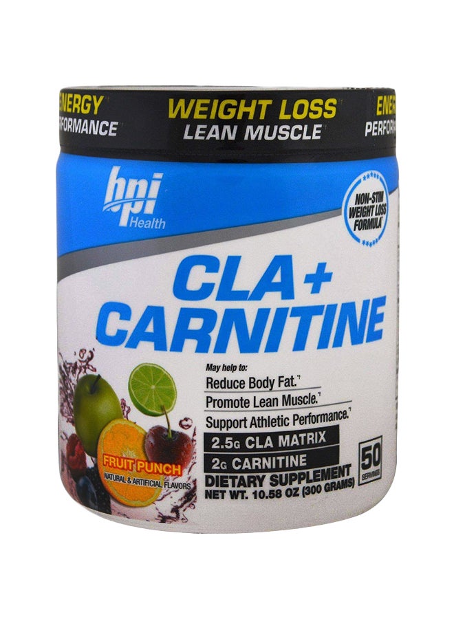 BPI SPORTS CLA+ Carnitine Dietary Supplement - Fruit Punch - Image 1