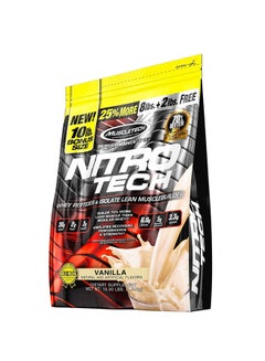 Nitro Tech Protein, Vanilla, 10 Lbs, 4.54 Kg