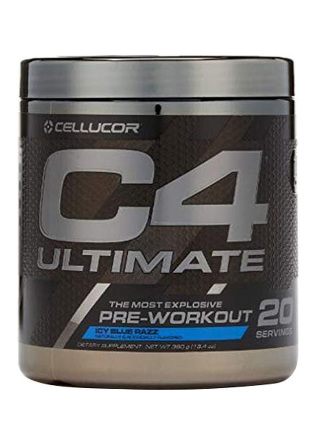 C4 Ultimate Pre-Workout - Icy Blue Razz - 20 Servings - v1556879835/N23978113A_1