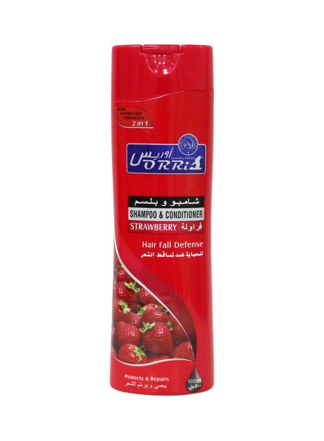 Strawberry Hair Fall Defence Shampoo And Conditioner 500ml