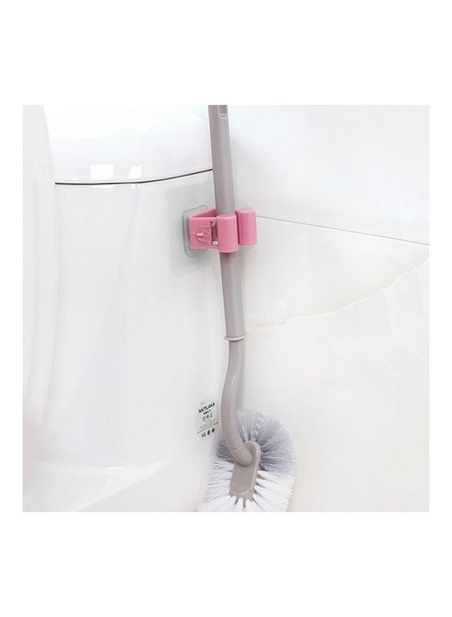 Wall Mounted Mop Holder Pink 4x3x1centimeter - Image 2