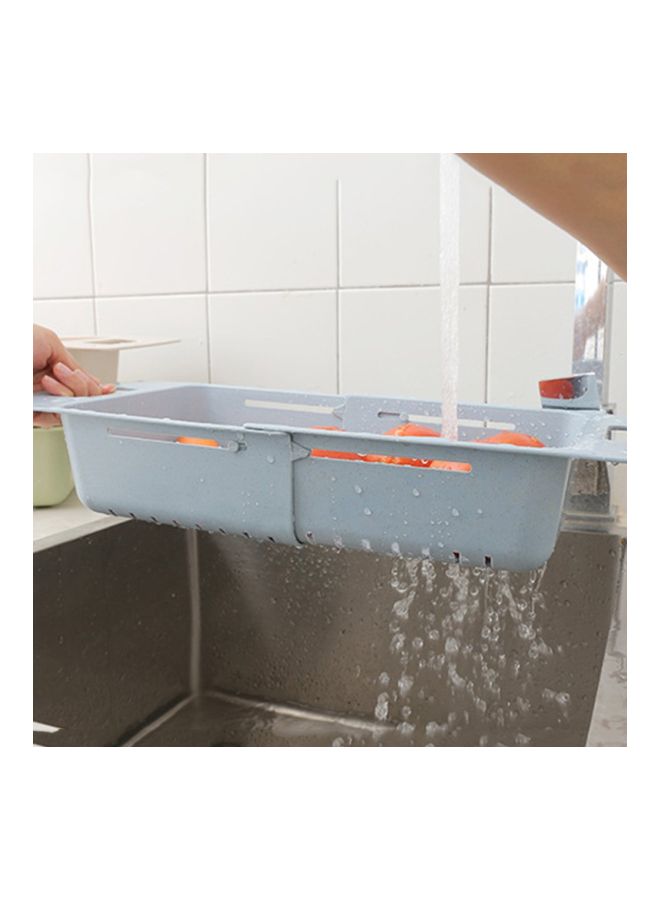Retractable Draining Rack Blue 18.5x8centimeter  - Image 2
