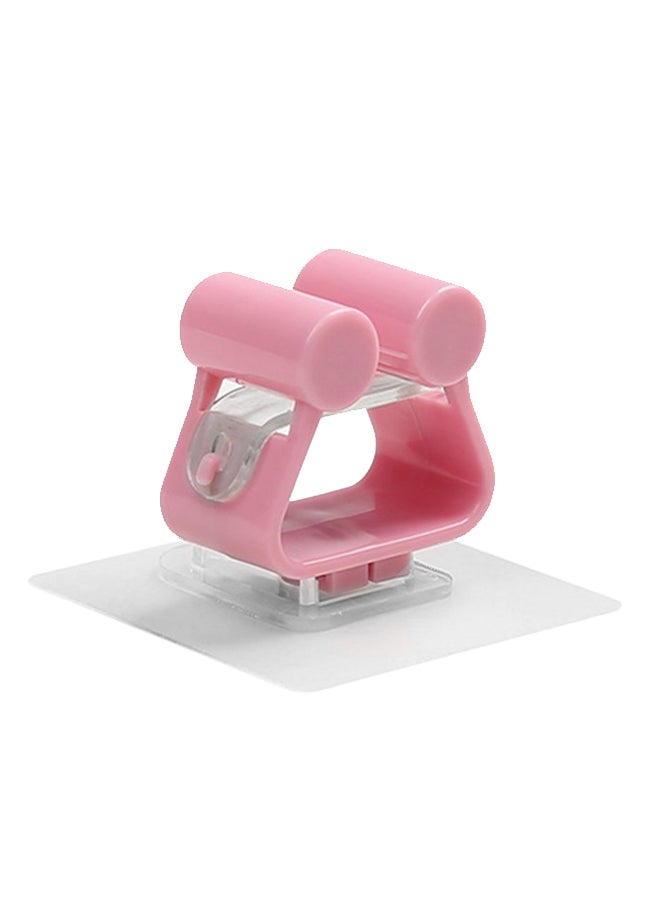 Wall Mounted Mop Holder Pink 4x3x1centimeter - Image 1