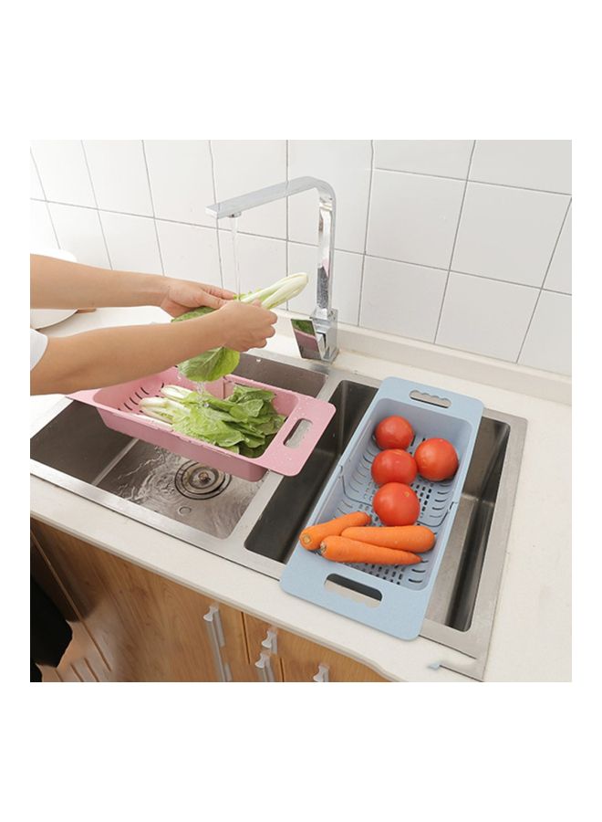 Retractable Draining Rack Blue 18.5x8centimeter  - Image 4