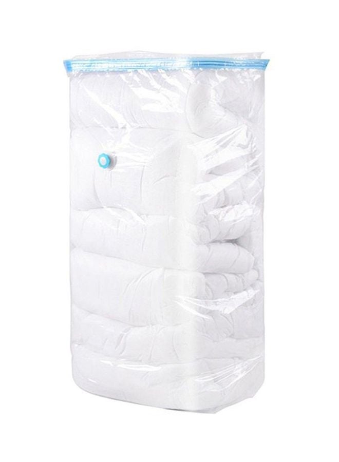 Vacuum Sealed Compressed Storage Bag Clear/Blue 40x50x0.01centimeter - Image 1