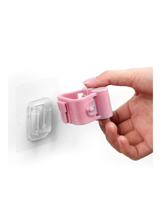 Wall Mounted Mop Holder Pink 4x3x1centimeter - Image 5