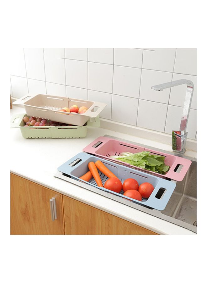 Retractable Draining Rack Blue 18.5x8centimeter  - Image 3