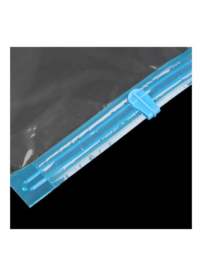 Vacuum Sealed Compressed Storage Bag Clear/Blue 40x50x0.01centimeter - Image 4