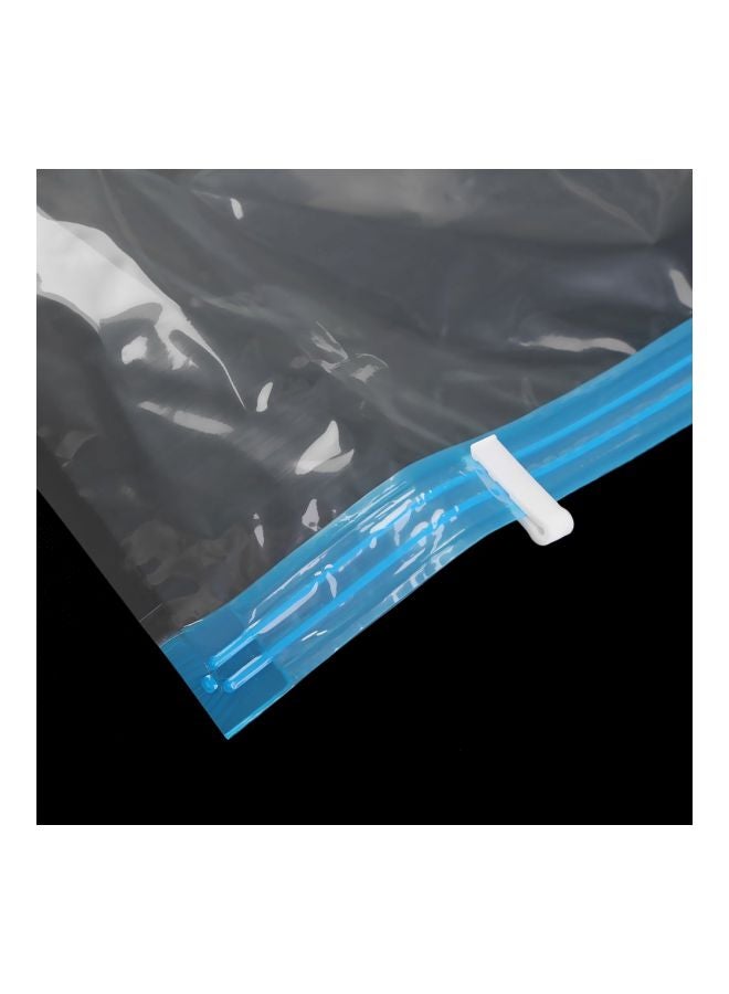Vacuum Sealed Compressed Storage Bag Clear/Blue 40x50x0.01centimeter - Image 5