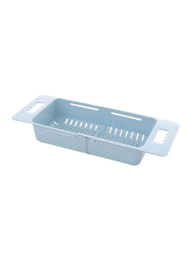 Retractable Draining Rack Blue 18.5x8centimeter  - Image 1