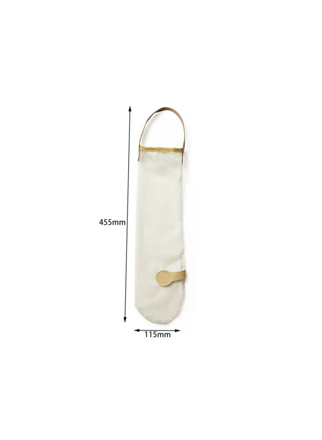 Vegetable Storage Bag White/Beige 45.5x11.5x0.1centimeter - Image 5
