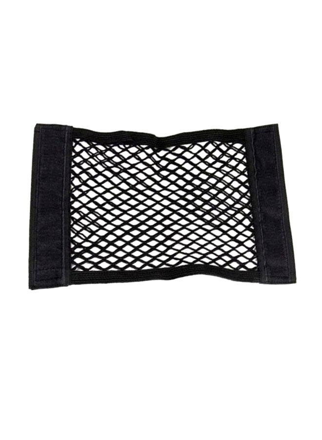 Car Seat Net Storage Pocket Black 40x25centimeter  - Image 1