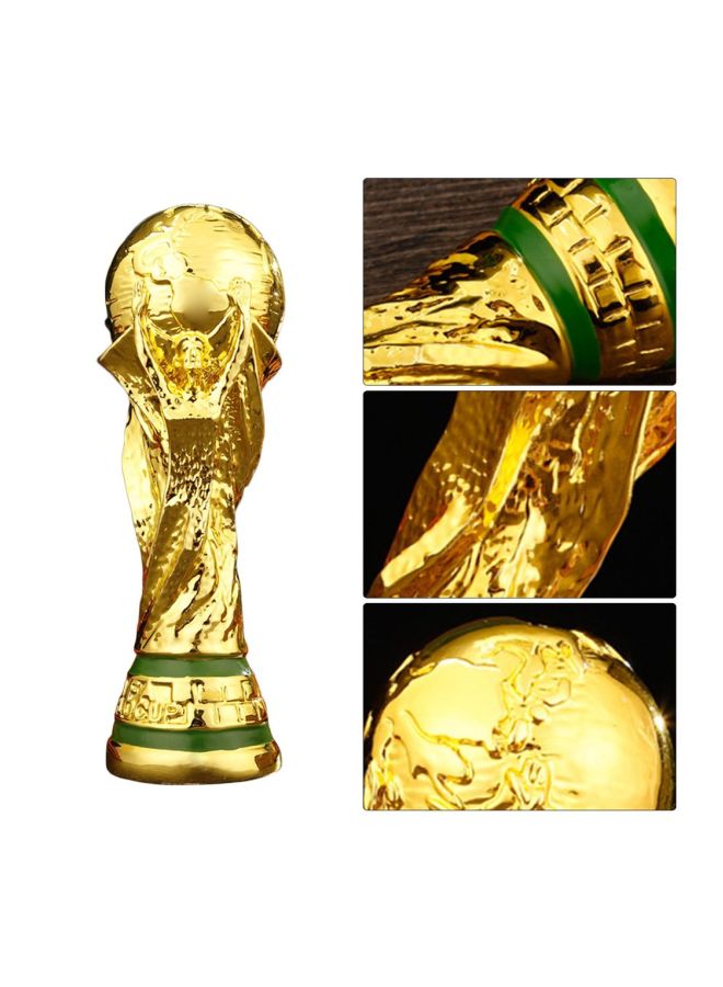 Generic - Replica World Cup Football Trophy Gold/Green 24.5x11.5x12.5centimeter - Image 1