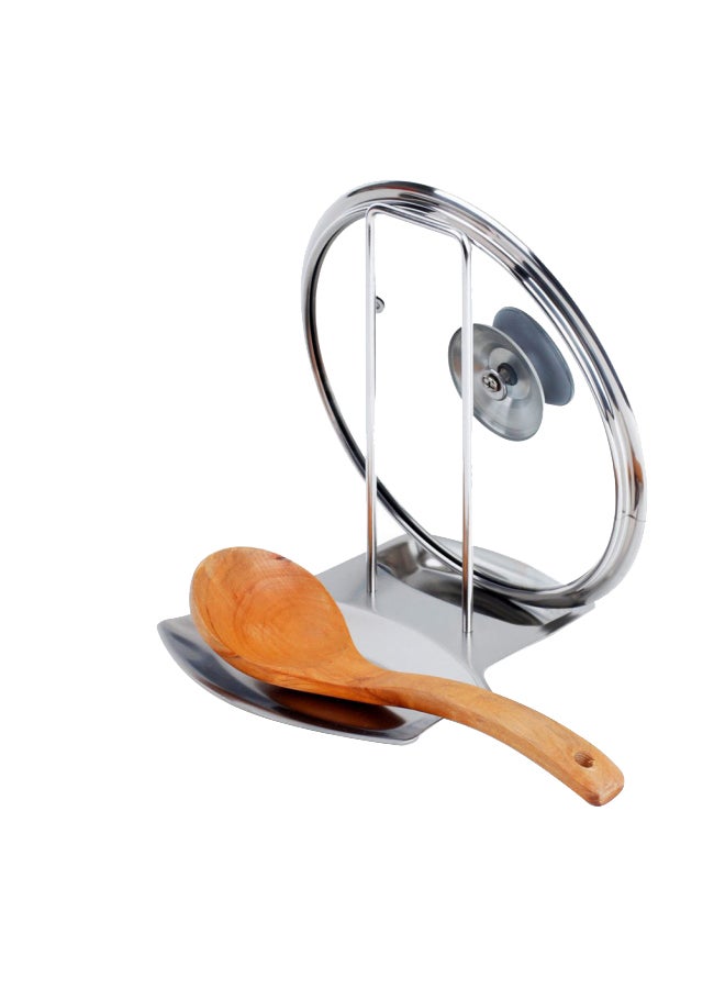 Utensil And Spoon Storage Holder Silver 205x188x155mm  - Image 1