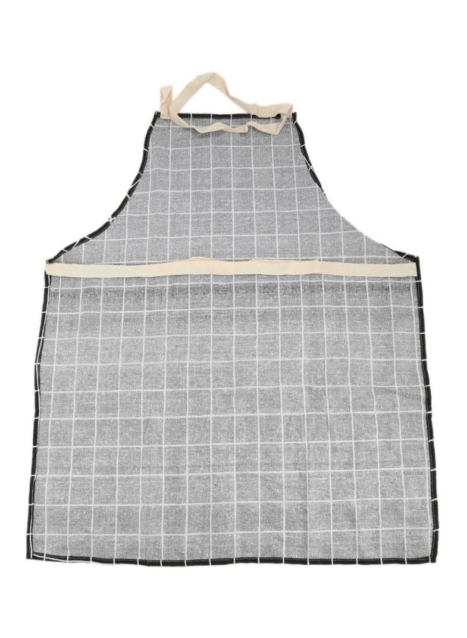 مريلة مطبوعة من القطن أسود/ أبيض 23x24x1Ø³Ù†ØªÙŠÙ…ØªØ± - Image 2