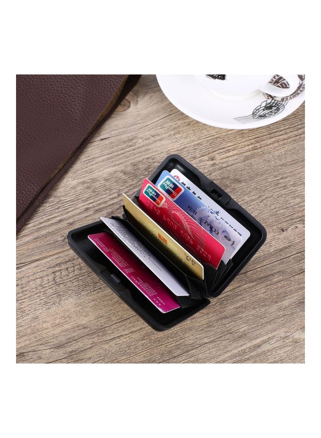 Aluminium ID Card Holder Black  - Image 4
