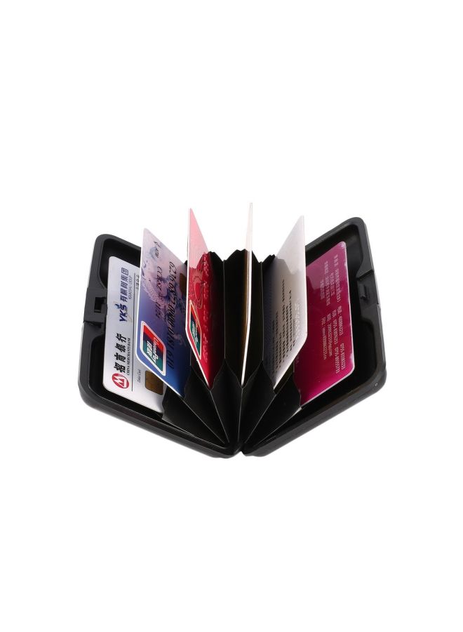 Aluminium ID Card Holder Black  - Image 2