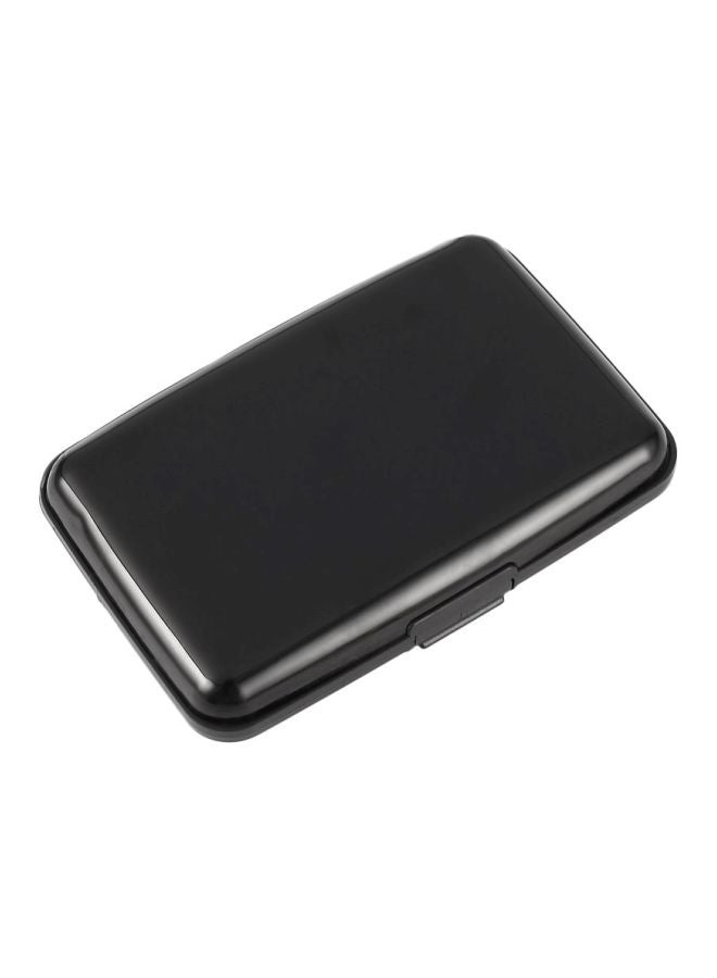 Aluminium ID Card Holder Black  - Image 1