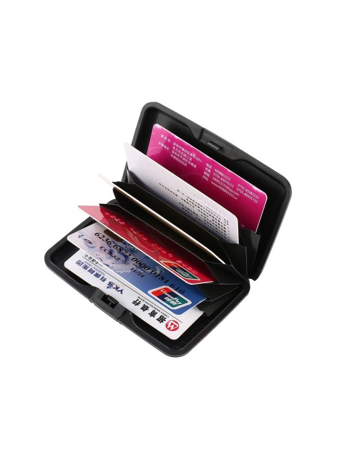 Aluminium ID Card Holder Black  - Image 5