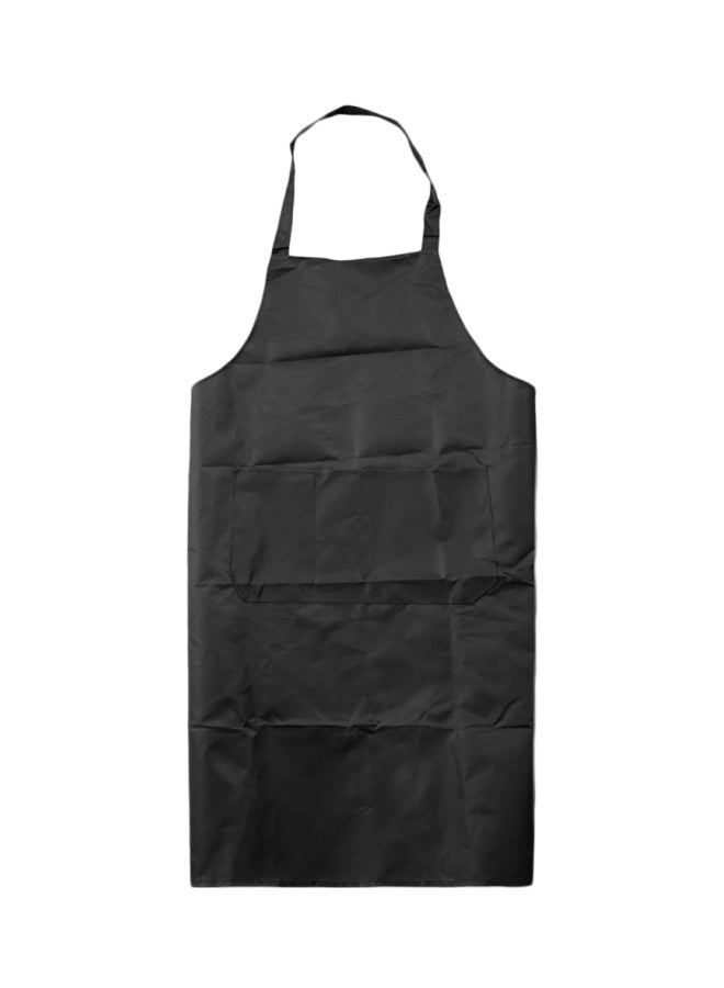Sleeveless Apron With Front Pocket Black 72x25x2cm - Image 2