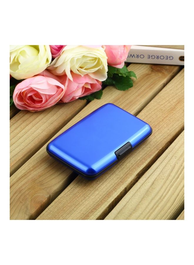Aluminium ID Card Holder Blue  - Image 2