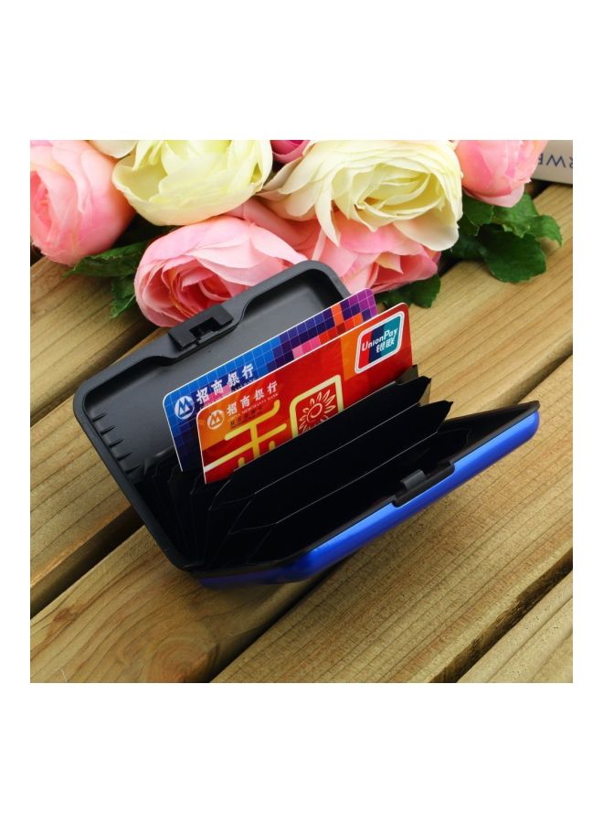 Aluminium ID Card Holder Blue  - Image 3