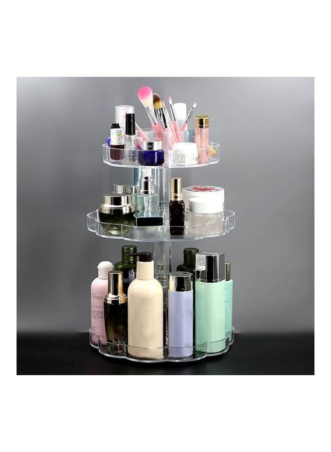 Generic Rotating Cosmetic Storage Organiser Clear  - Image 5